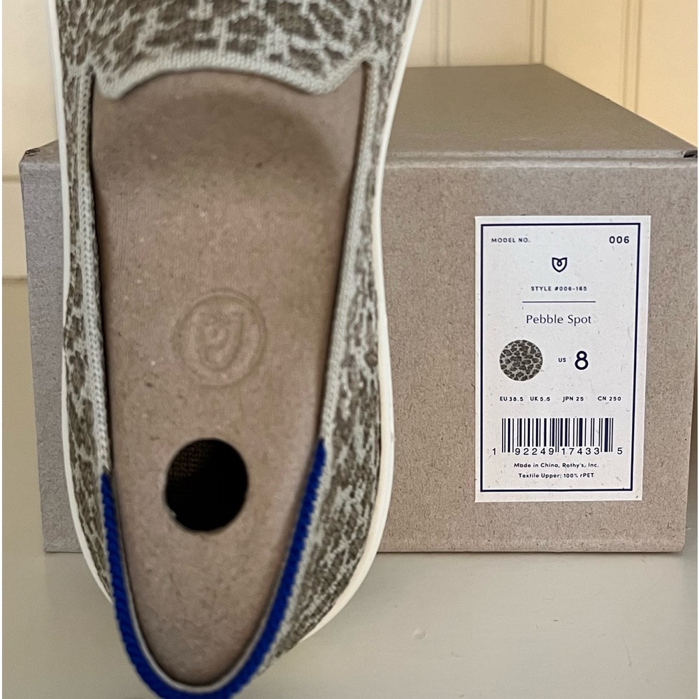 Rothy’s The Original Slip On Sneaker in Pebble Spot